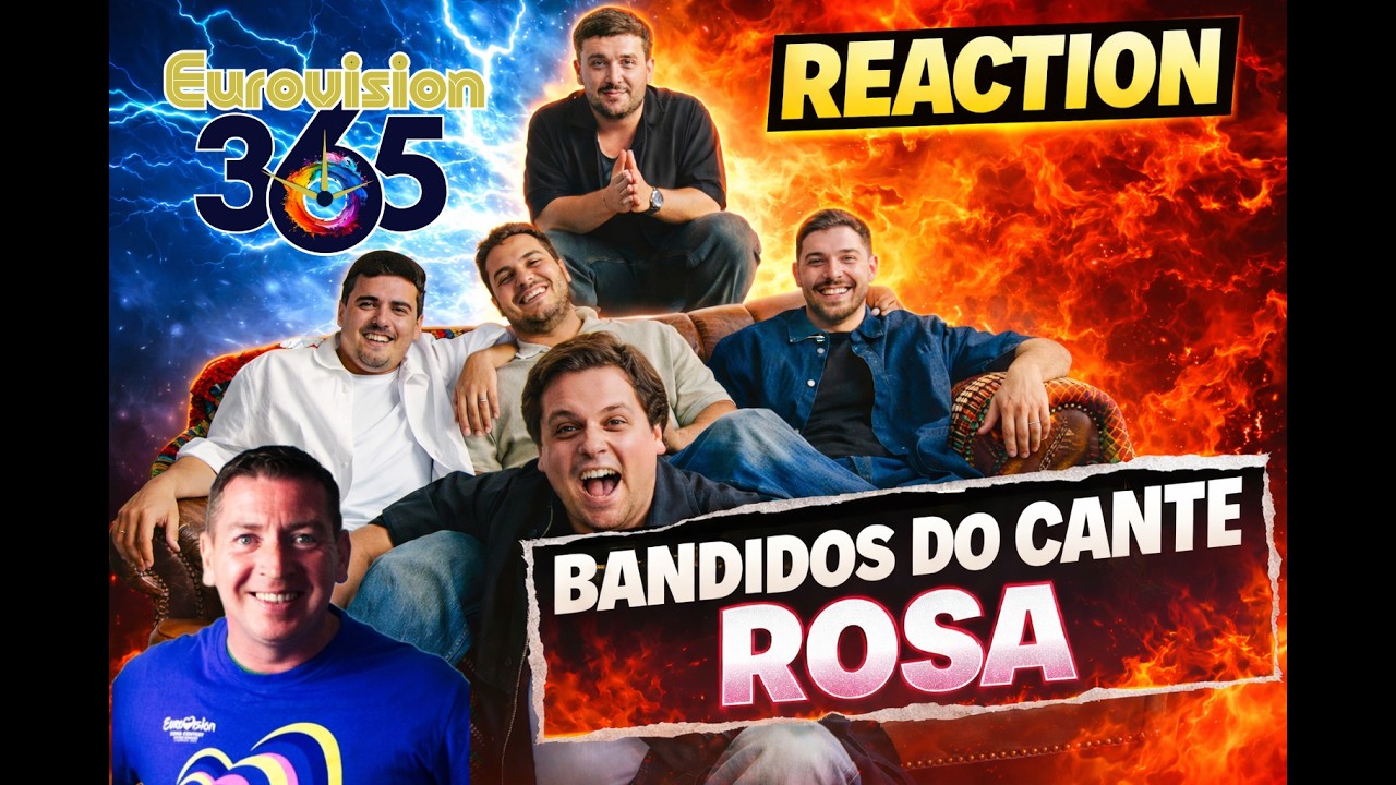 ПЕРВАЯ РЕАКЦИЯ на Bandidos Do Cante – «Rosa» | Португальская музыкальная реакция