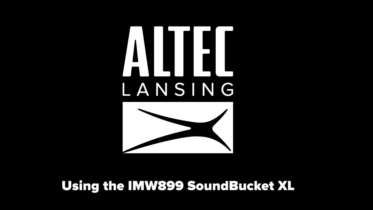 Using the IMW899 SoundBucket XL Bluetooth Party Speaker