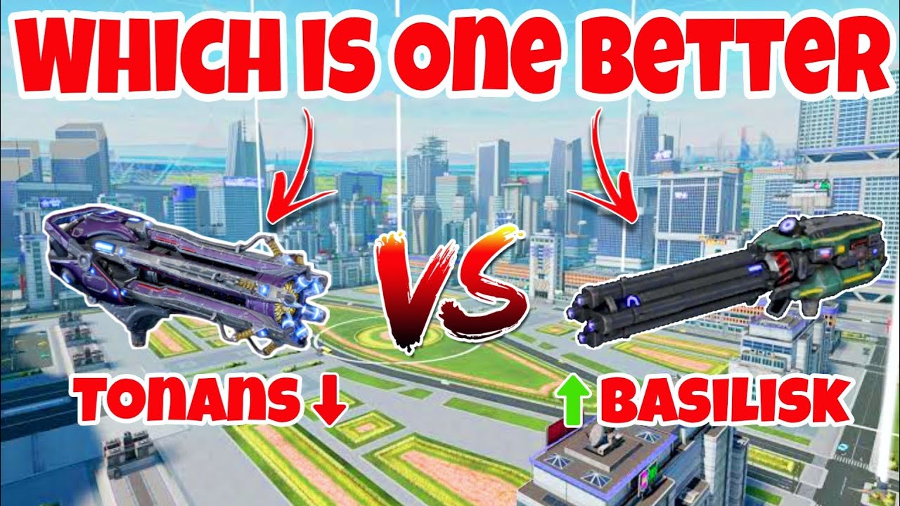 WR🔥Tonans[-35%Nerf] VS Basilisk[+10%Buff] Titan Weapon Comparisons |WAR ROBOTS|