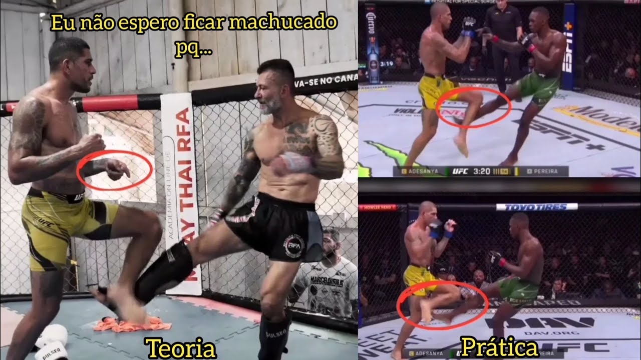 Poatan ensina técnica de defesa (chute na panturrilha). #mma #ufc #viral