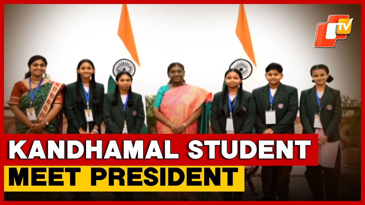 From Kandhamal To Delhi: Tribal Students Meet President Droupadi Murmu At Rashtrapati Bhavan