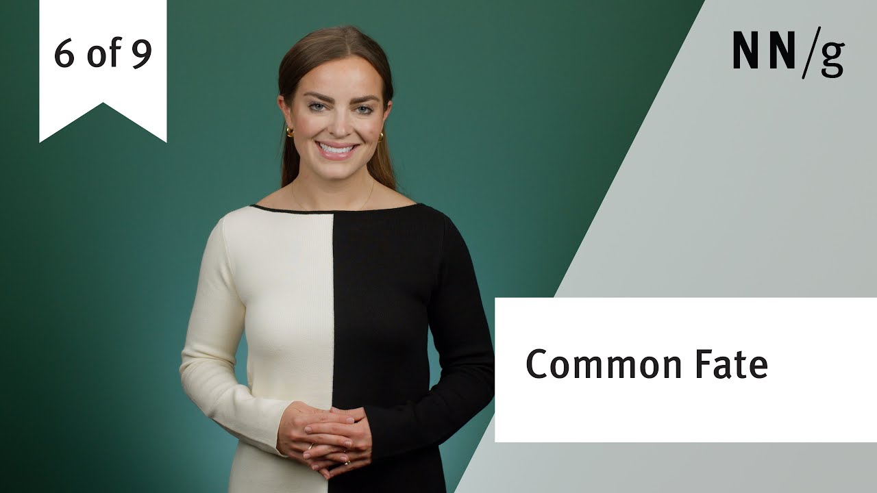 Common Fate: Gestalt Principle for User Interface Design