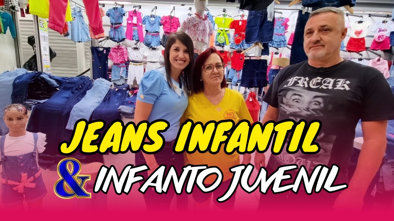 (A PARTIR DE 20 REAIS) JEANS INFANTIL & INFANTO JUVENIL NO BRÁS