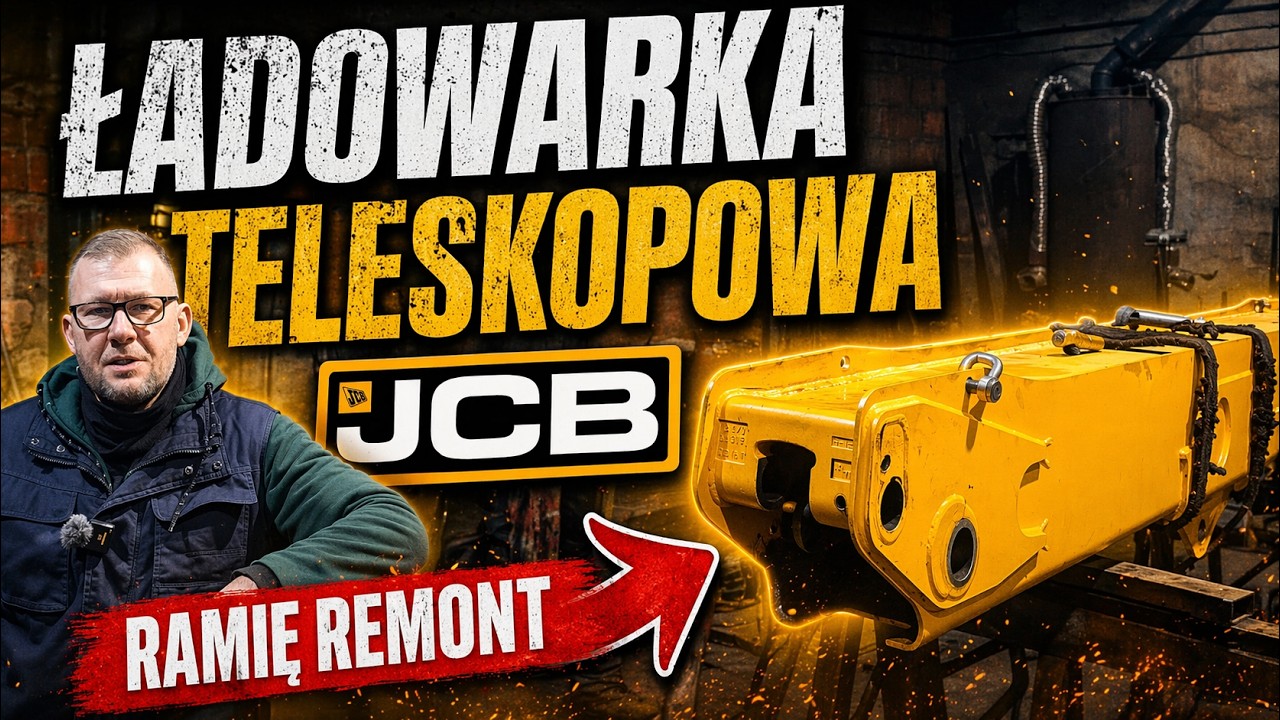 #magbud Ładowarka teleskopowa JCB ramię remont