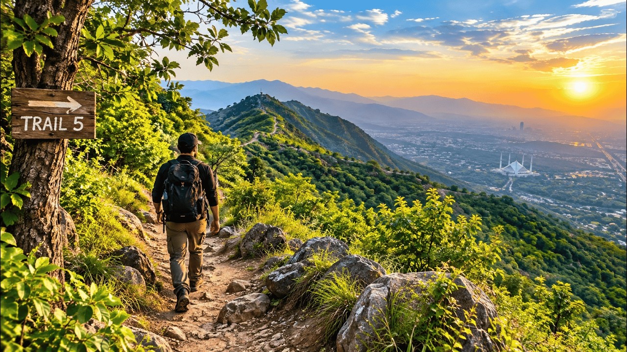 My BroadMargalla Hills Trail 5 LIVE  Islamabad Hiking & Nature Walkcast