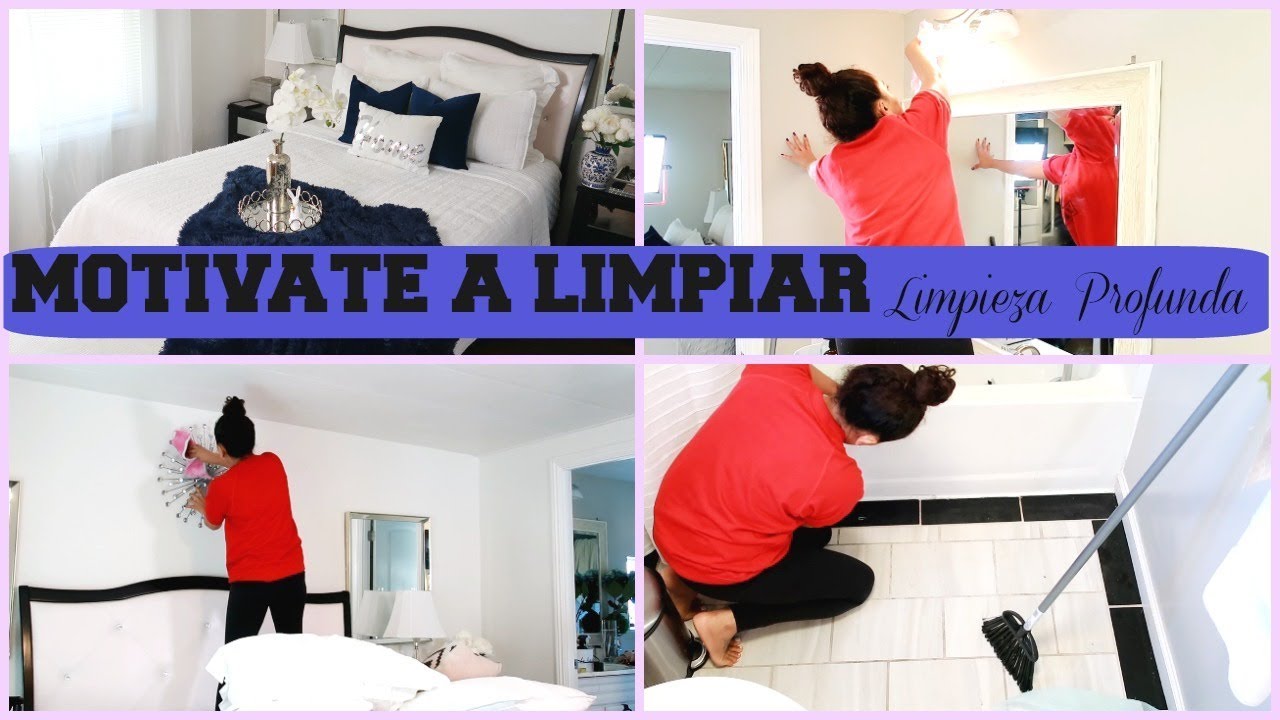 LIMPIEZA PROFUNDA DE MI CUARTO Y BAÑO - VIDEOS DE LIMPIEZA 🧹
