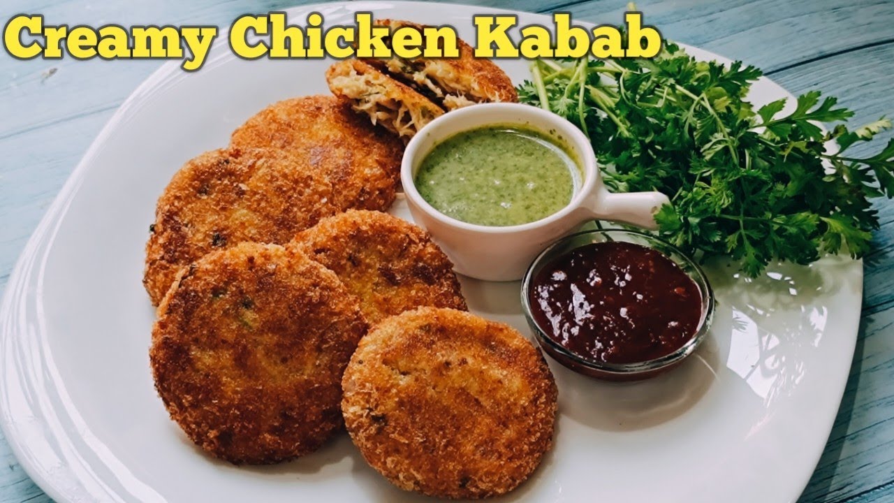 Creamy Chicken Kabab | Chicken Kabab Recipe | Dish N Plate |
