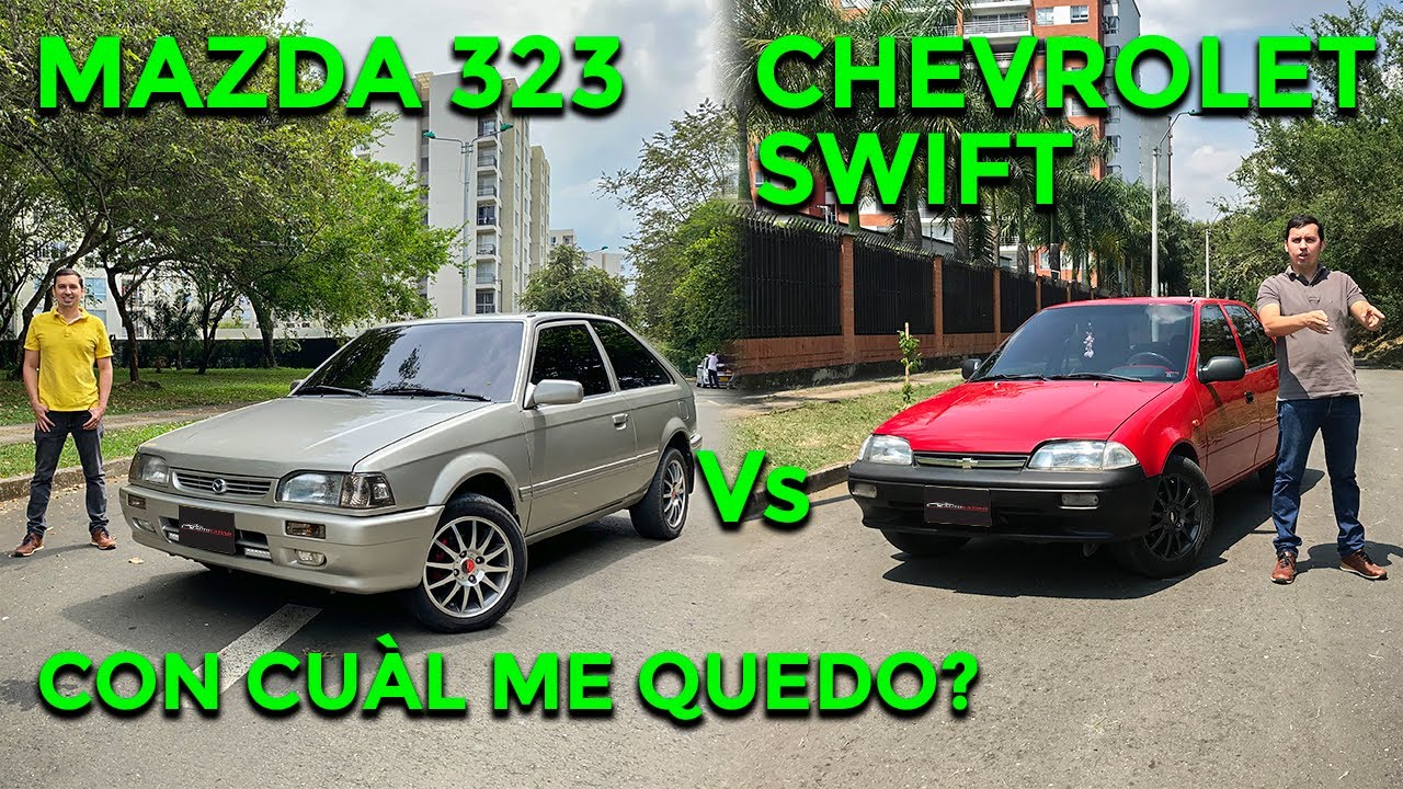 🔥Mazda 323 Vs Chevrolet Swift 1.3🔥Con Cuál me QUEDO?🔥AutoLatino🔥
