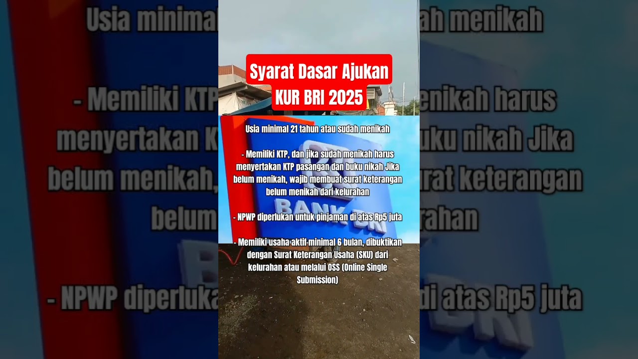 Syarat KUR BRI 2025: Mudah, Murah, & Menguntungkan!