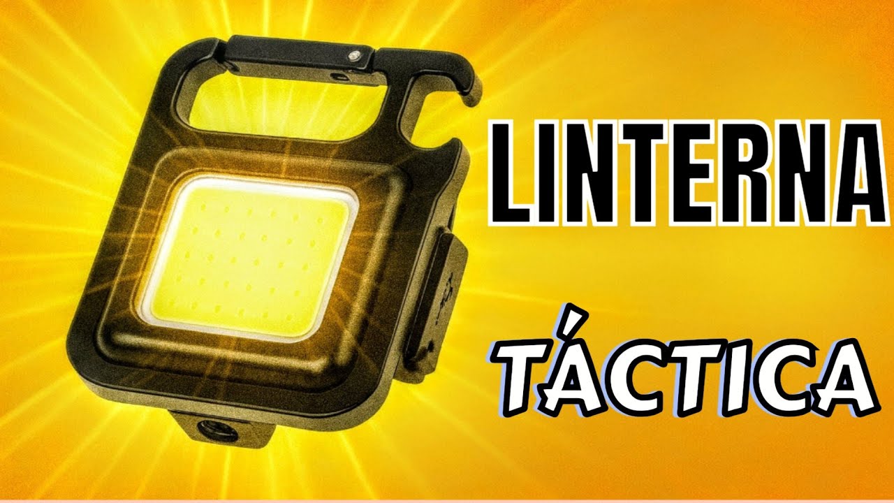 Mini linterna led tipo llavero con bater&iacute;a recargable destapador de botellas y im&aacute;n PRODUCTO VIRAL 🧲