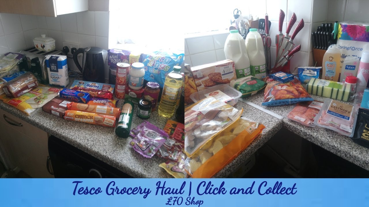 TESCO GROCERY HAUL | CLICK AND COLLECT | UK MUM OF ONE