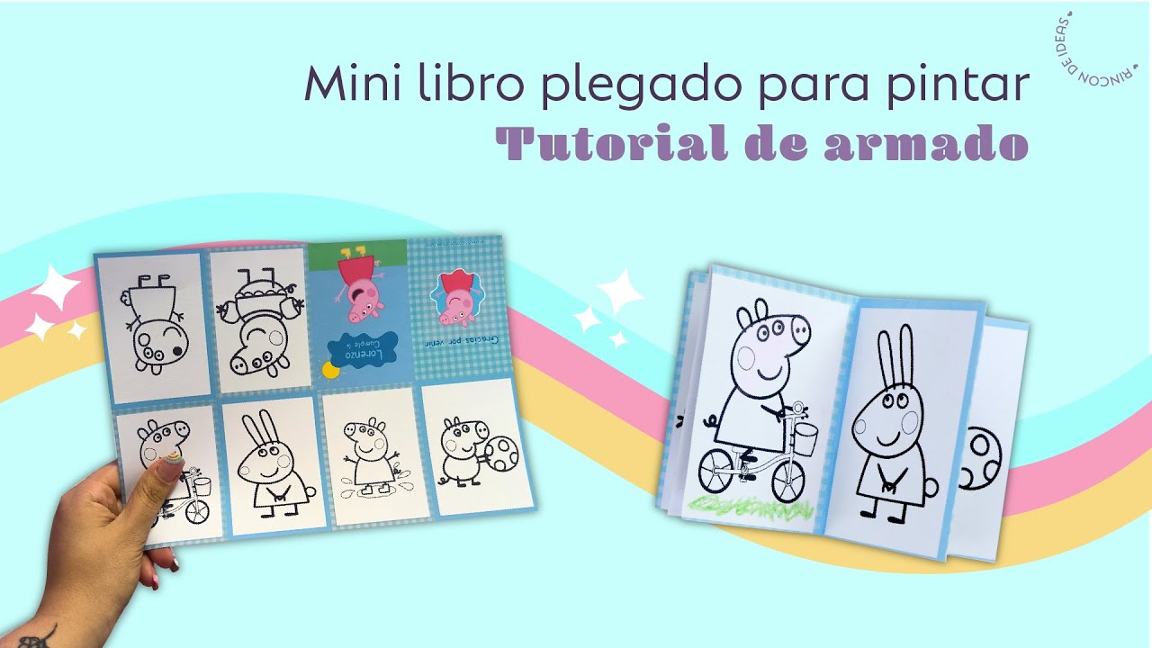 Tutorial: mini libro plegado. Souvenirs fácil, rápido y económico!