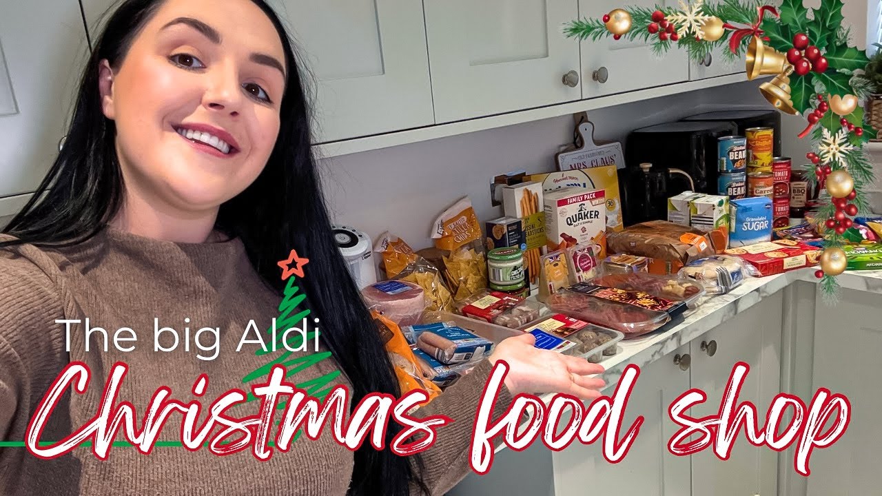 Большой рождественский продуктовый магазин Aldi 🎄 | Семья из 6 человек | Сколько мы потратили