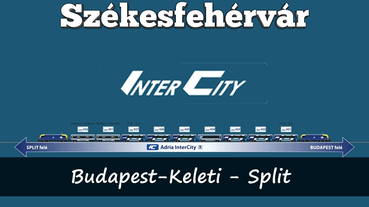 MÁV nyári hangosbemondások Székesfehérváron