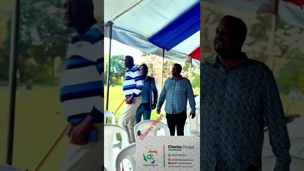 Is Moses kuria Ok?? he doesn't look ok if I'm not over thinking