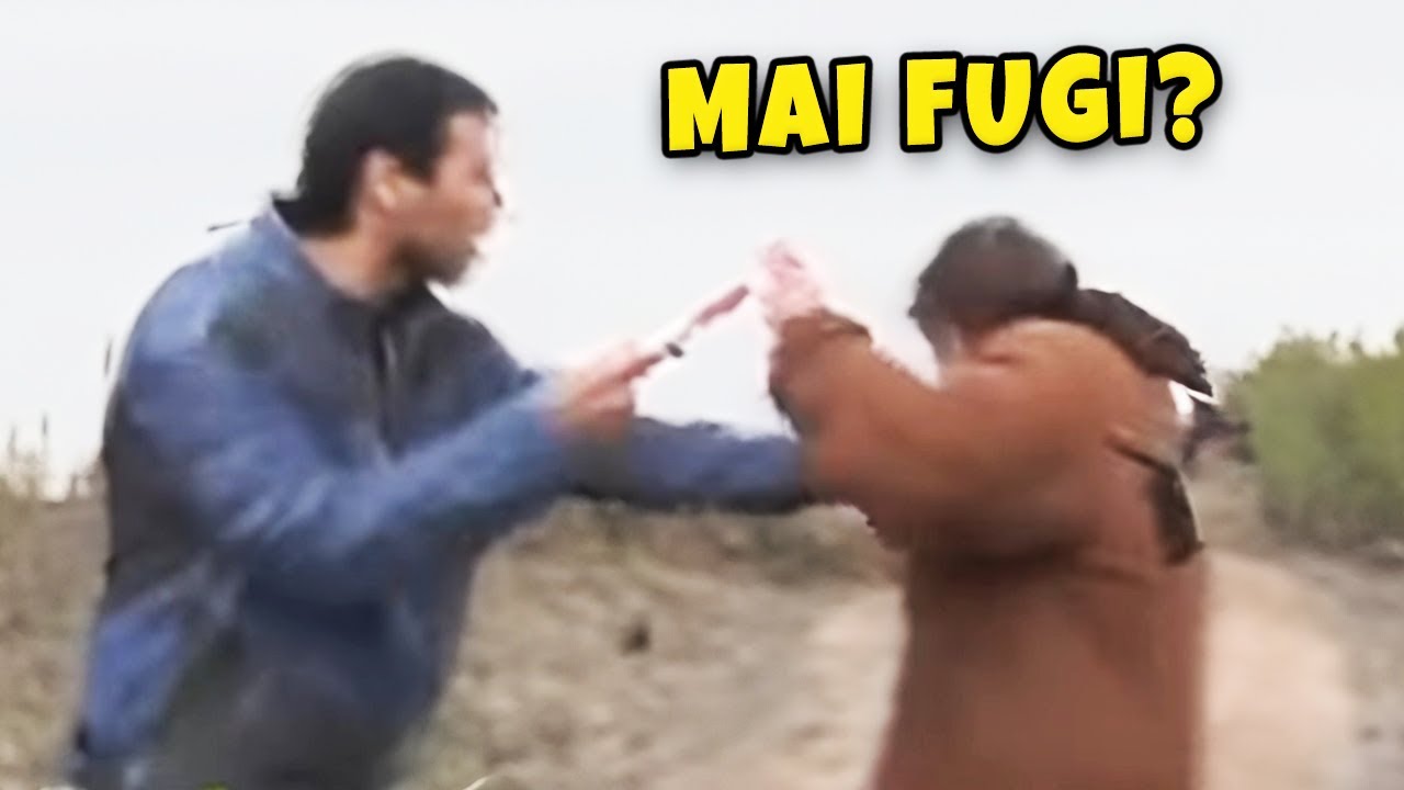 Ilie își dă Mortal Kombat cu nevastă-sa, de față cu tot satul 😂