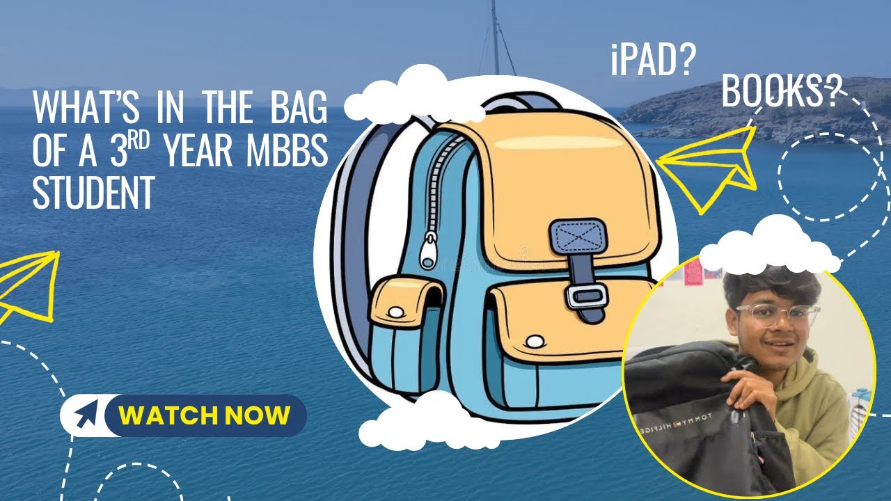 What’s in my BAG as a 3rd year MBBS student? 💼📚| DAILY VLOG| #mbbs #whatsinmybag #medlife 