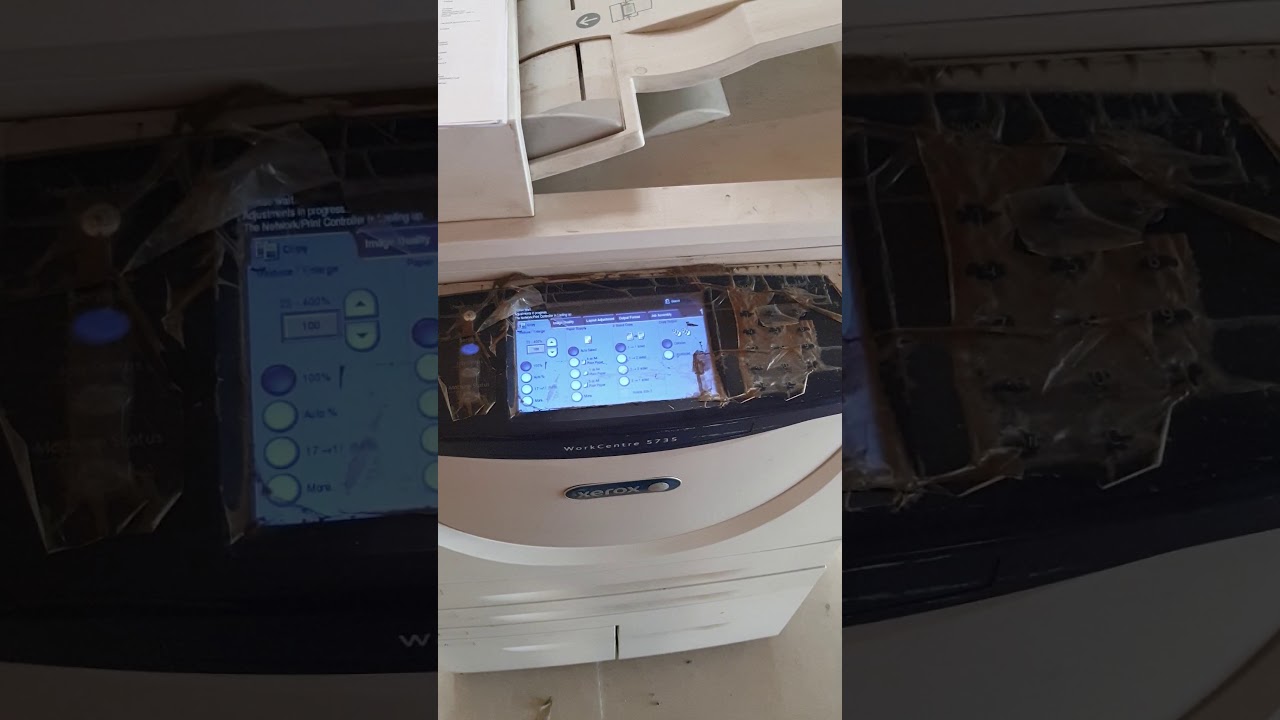حل مشكله عدم الطباعه للمكن الزيروكس xerox