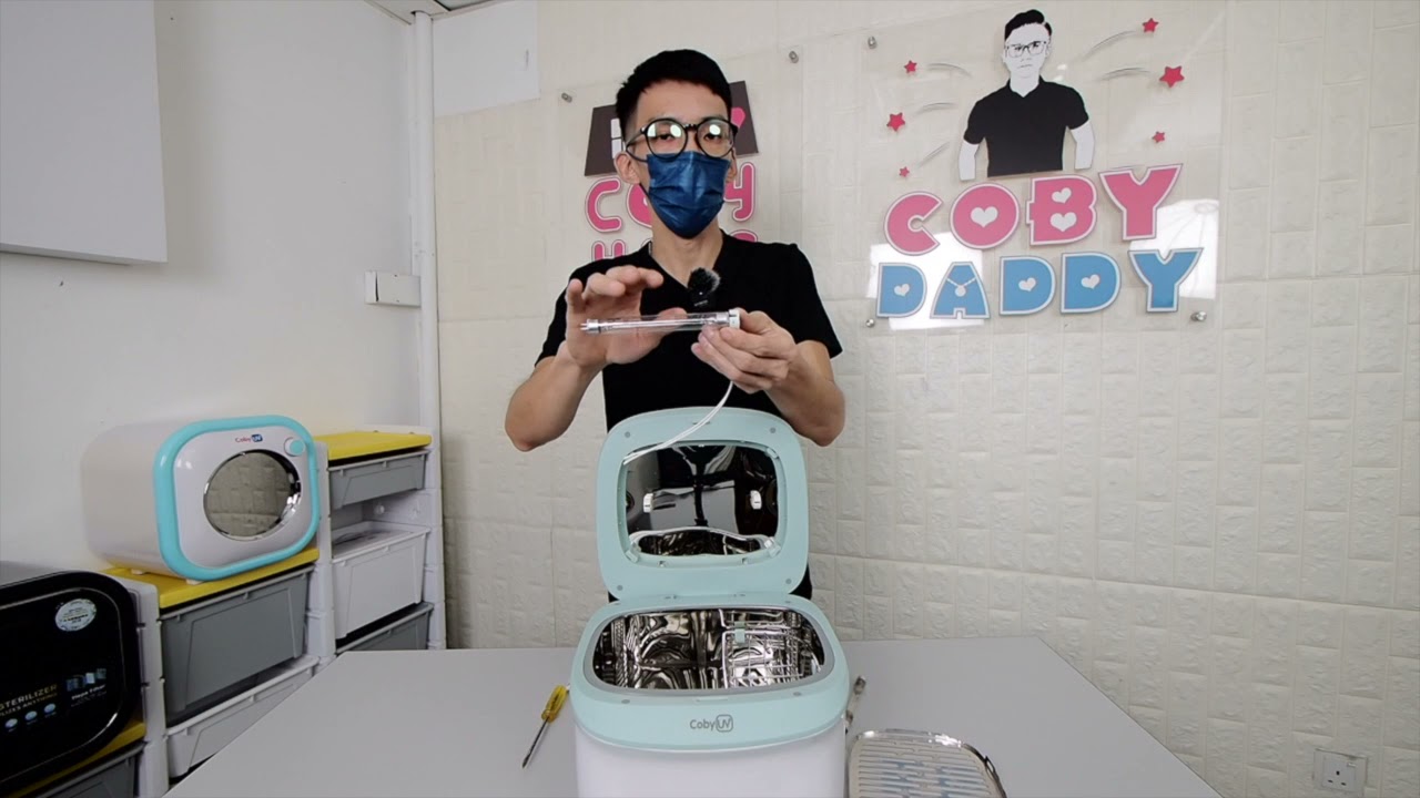 【COBYHAUS】如何把这么难的COBY UV MINI的UV灯取出呢？Coby UV mini UV light replacement.