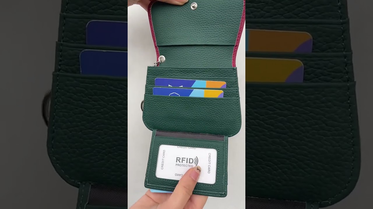 Minimalist rfid wallet for secure card storage