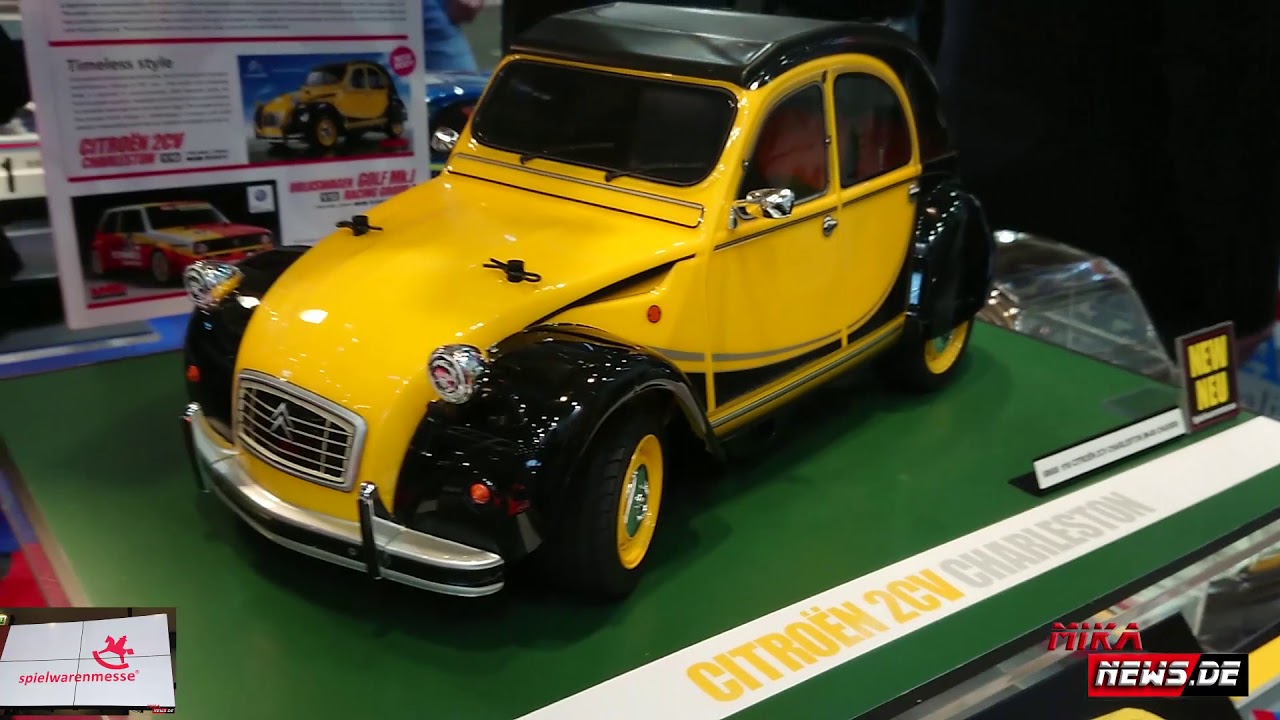 Tamiya stellte den RC Citroen 2CV Charleston M-05 auf der Spielwarenmesse 2018 vor