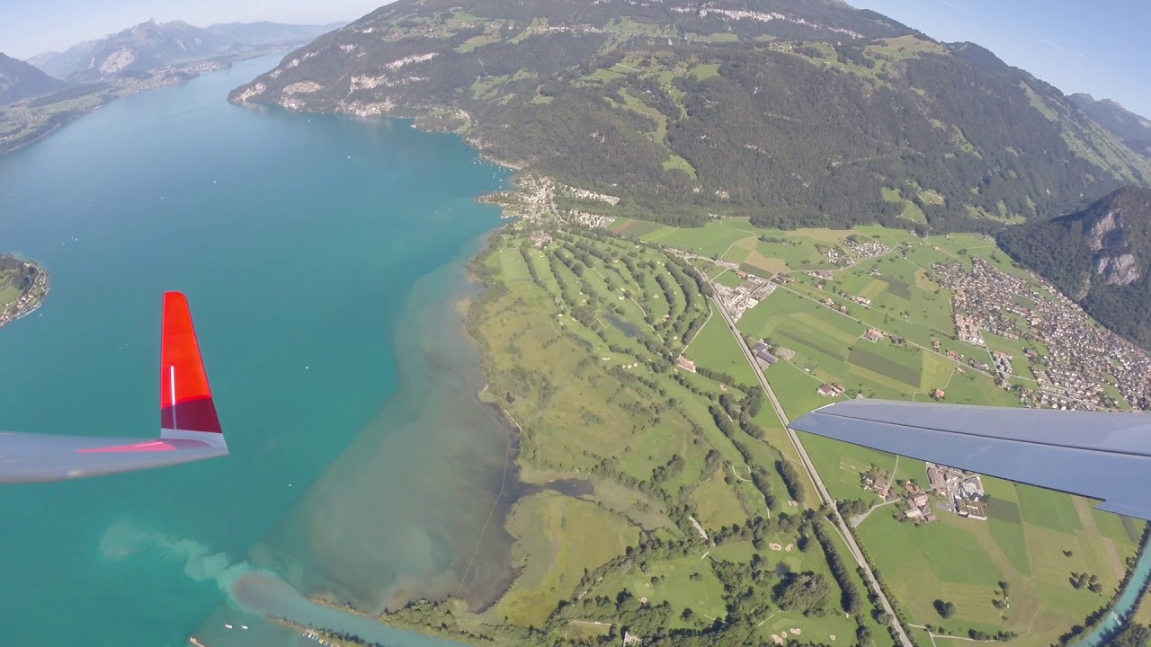 Flug Thunersee Interlaken