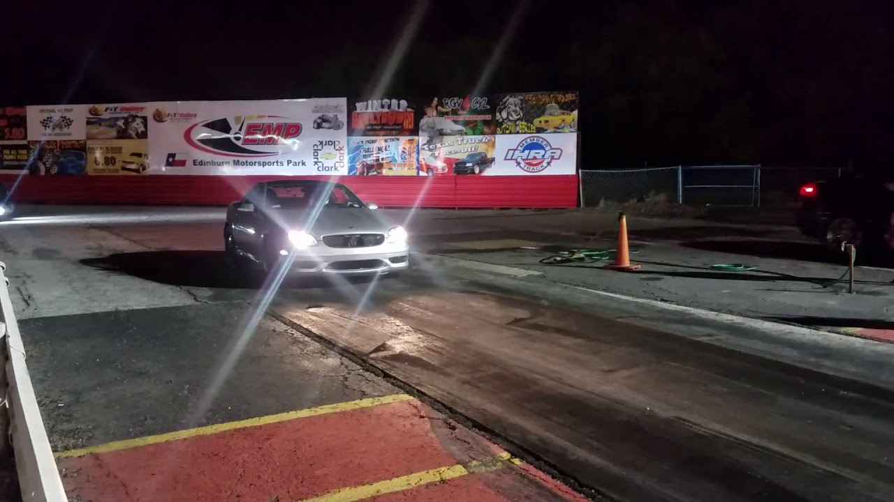 Tiny Terror (SLK32 AMG) 11.72 NO NITROUS RUN Vs Chevy SS at EMP