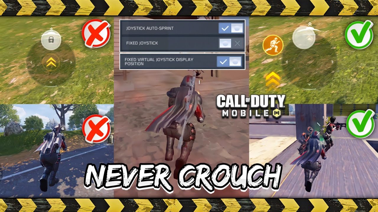 HOW TO DO SMOOTH MOVEMENTS WITHOUT CROUCHING | TIPS AND TRICKS (COD MOBILE BR) GUIDE/TUTORIAL
