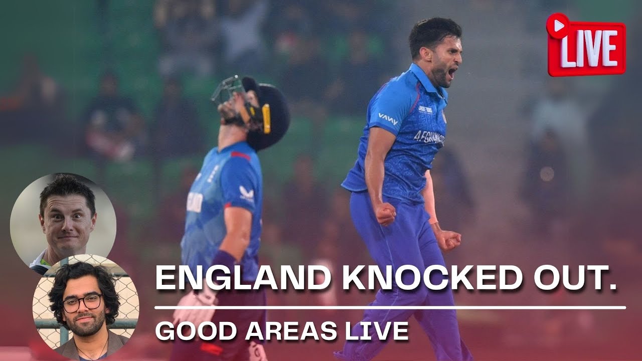 Afghanistan knock England out of the Champions Trophy | Good Areas Live