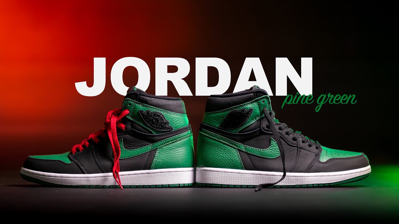 Jordan 1 Pine Green | On Foot 4K | Lace Swap