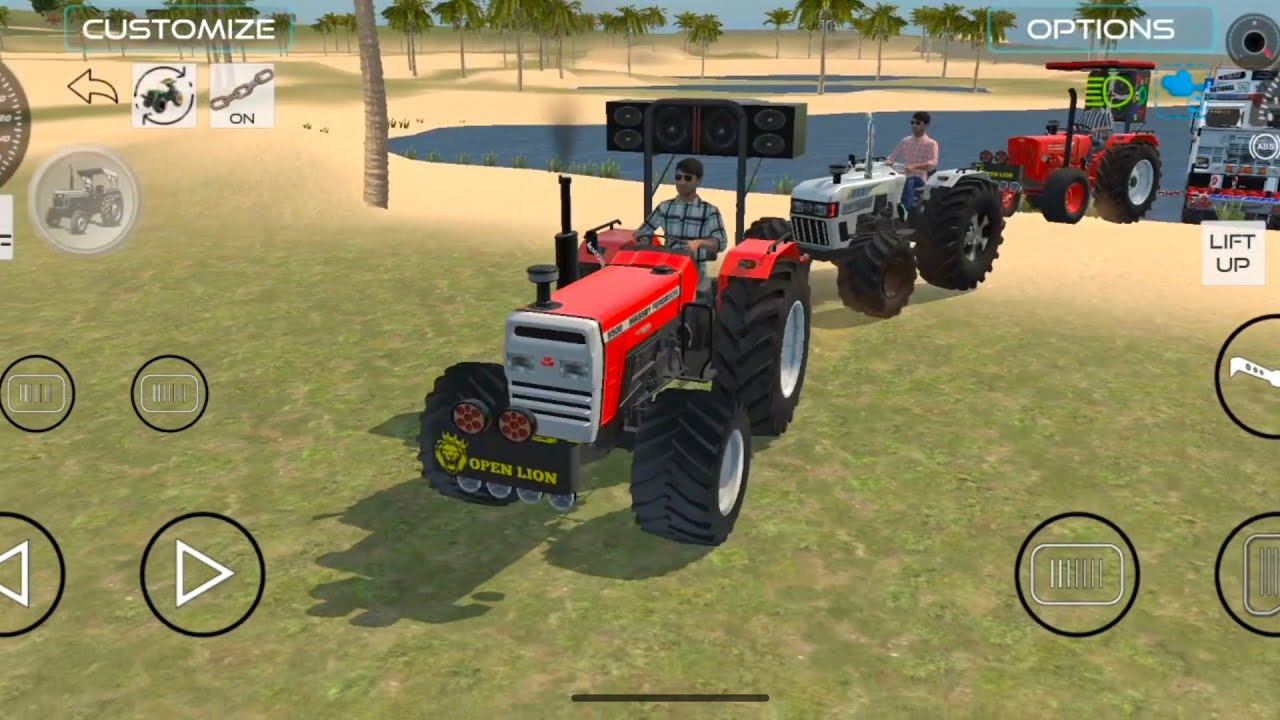 Truck uploading indian vehicles simulator 3D game #tractor #tractor #automobile #india 