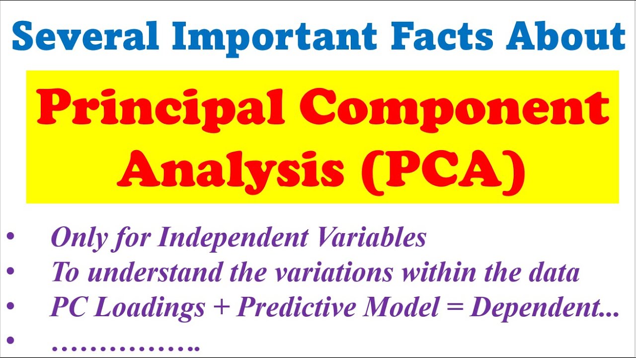 Важные факты о PCA || Анализ главных компонент || Основы PCA || #ursgisg #statistics