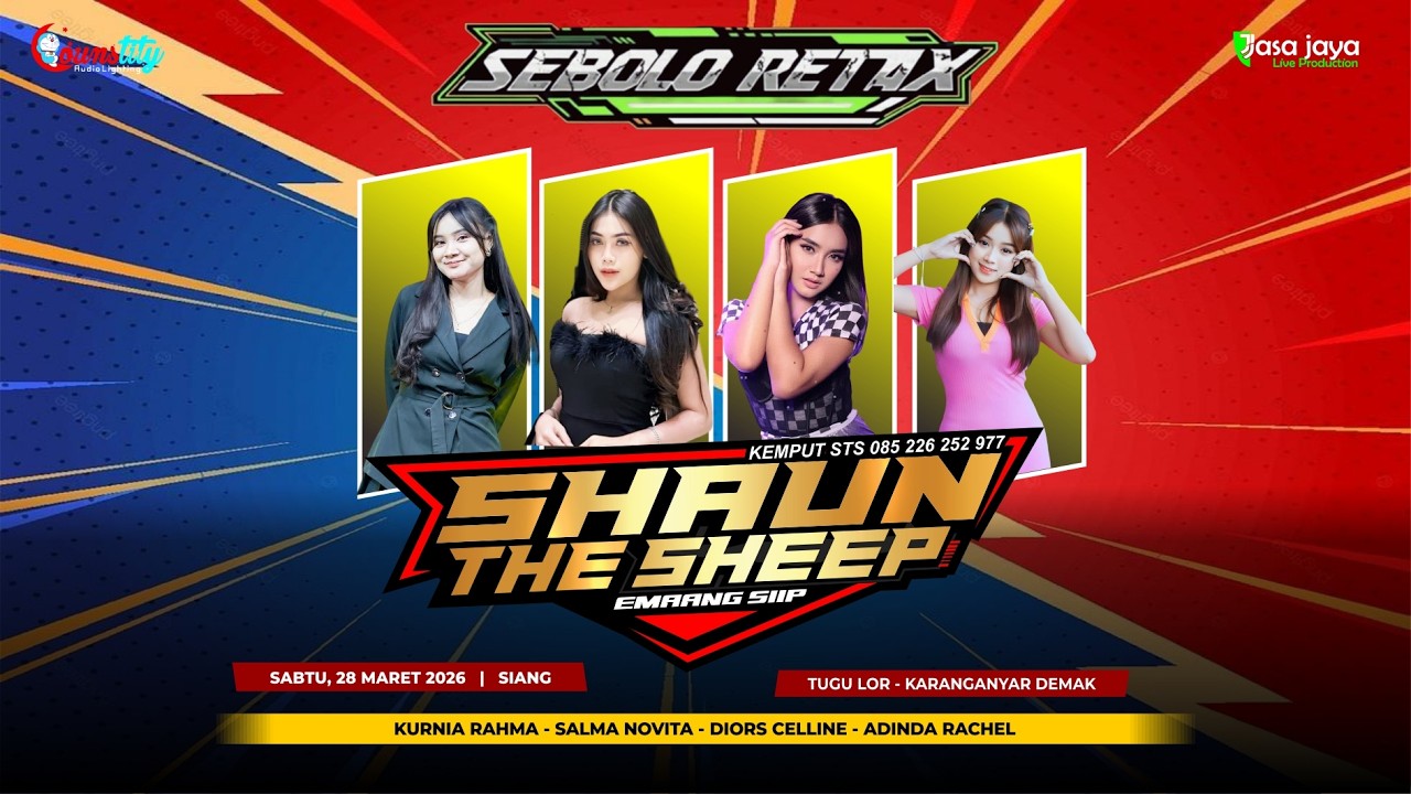 LIVE SHAUN THE SHEEP - HAPPY PARTY SEBOLO RETAK - TUGULOR KARANGANYAR DEMAK | COUNSTITY AUDIO