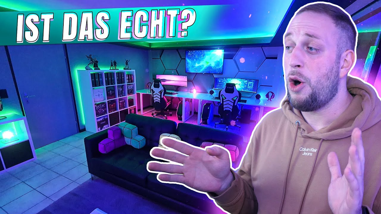 Zuschauer baut Keller in Gaming Room um und hat alles 2 mal! Ratun Setup Reaction