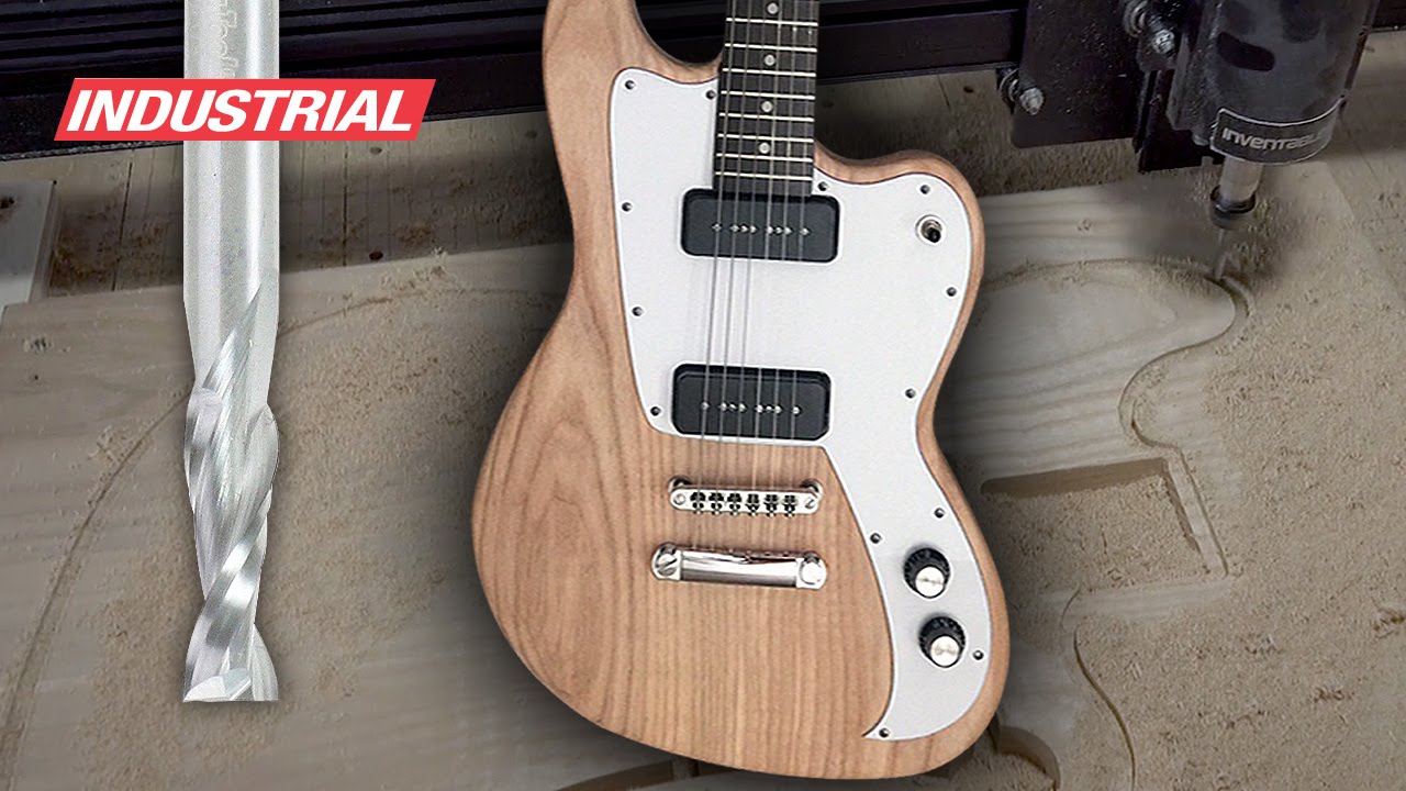 CNC Project: Electric Guitar Built By David Picciuto w/Amana Tool Industrial Router Bits