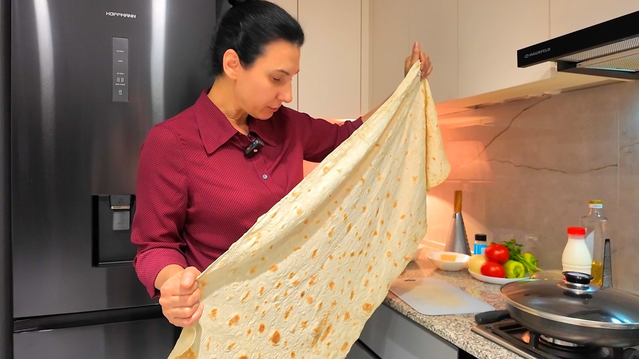 Просто нарежьте ЛАВАШ соломкой! Вкуснятина НА ЗАВТРАК за считанные минуты! Вкусно и Быстро!