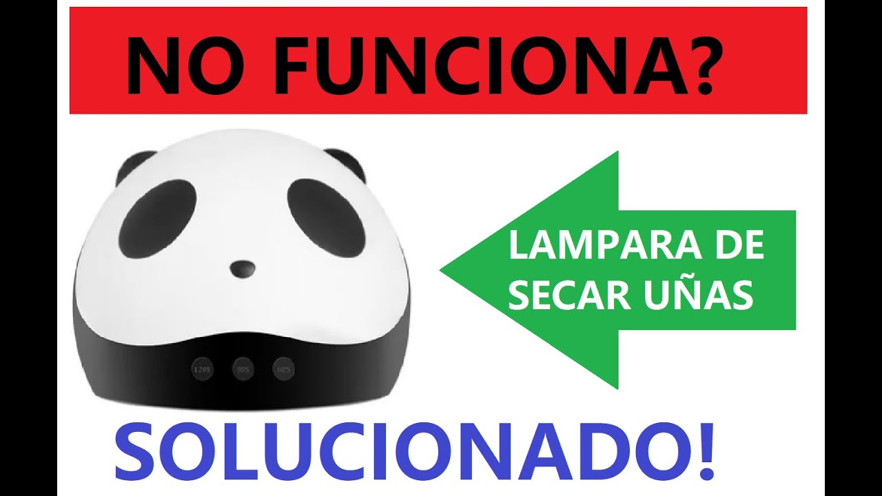 🙌Como Arreglar lámpara de secado de uñas🙌 MUY FÁCIL