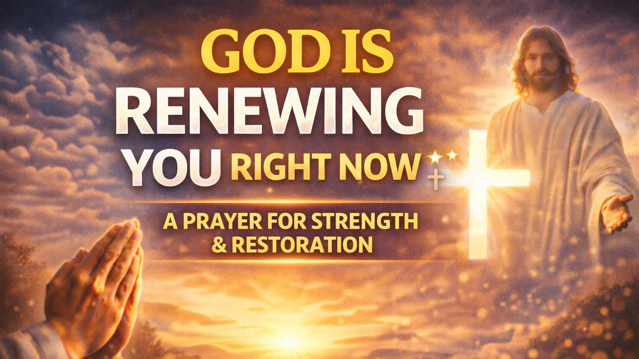God Is Renewing You Right Now ✨✝️ | A Prayer for Strength & Restoration