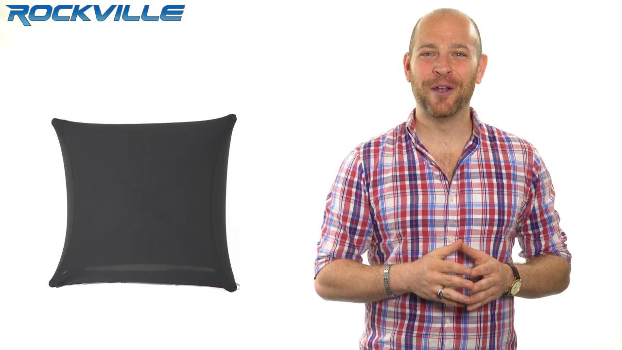ROCKVILLE RSC5 UNIVERSAL DJ SCRIM CLOTH COVER FOR X STAND AND CARRY BAG