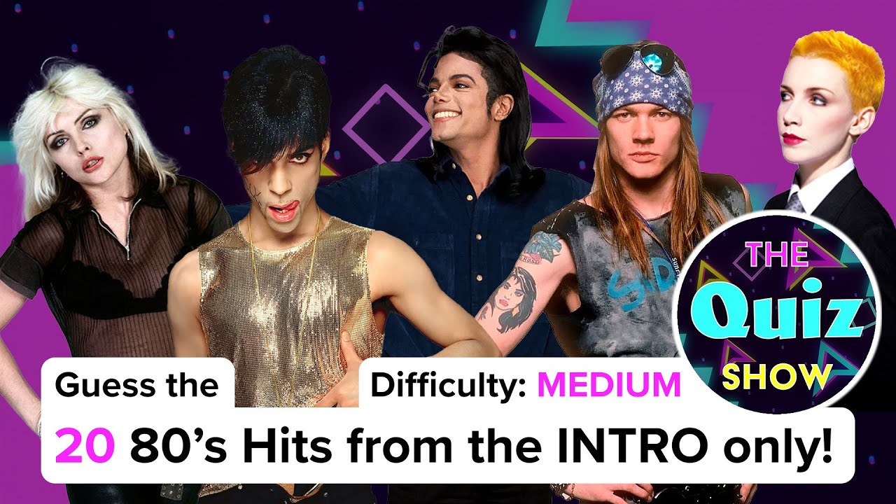 Guess the ESSENTIAL 80's Pop & Rock Hits | Difficulty: MEDIUM| The Quiz Show