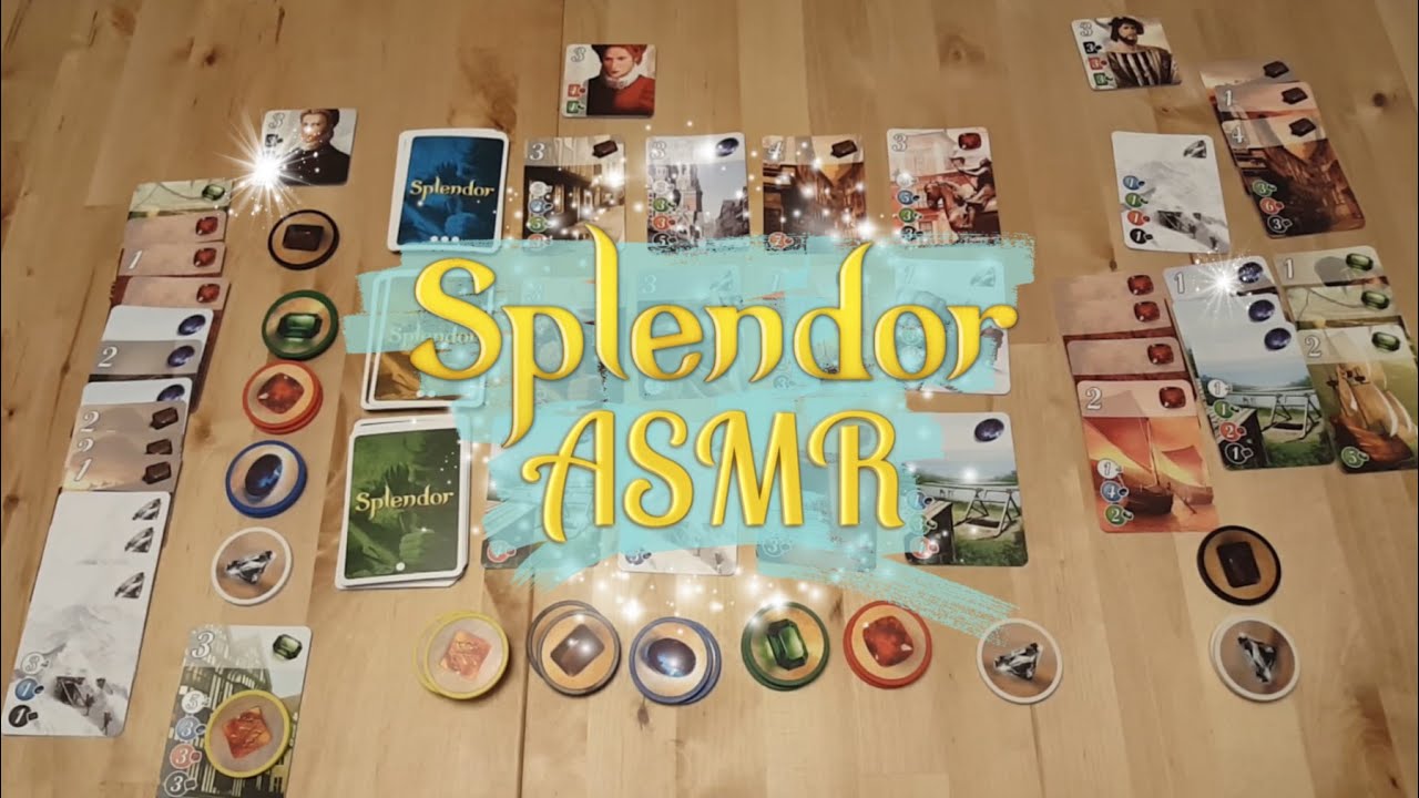 Board Game ASMR | Let's Play Splendor 💎 [Soft spoken & close up whispering]