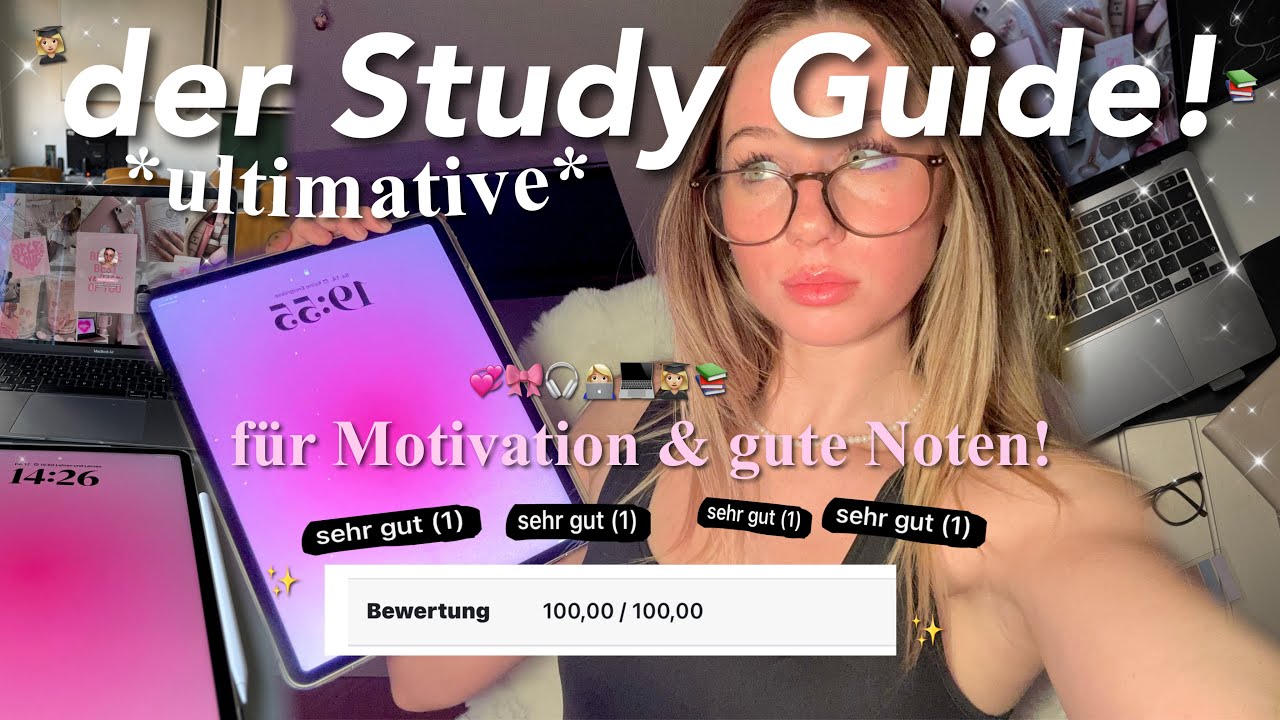 der ULTIMATIVE Study Guide für gute Noten und Motivation! 👩🏼‍🎓 Lerntipps & Lernen mit Kilonotes