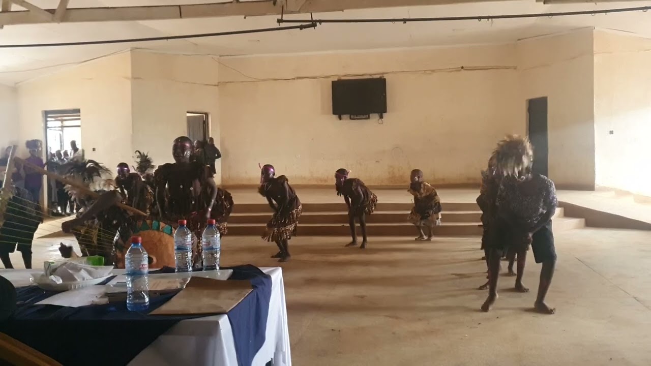 Mobamba Primary School performing a Kisii cultural dance