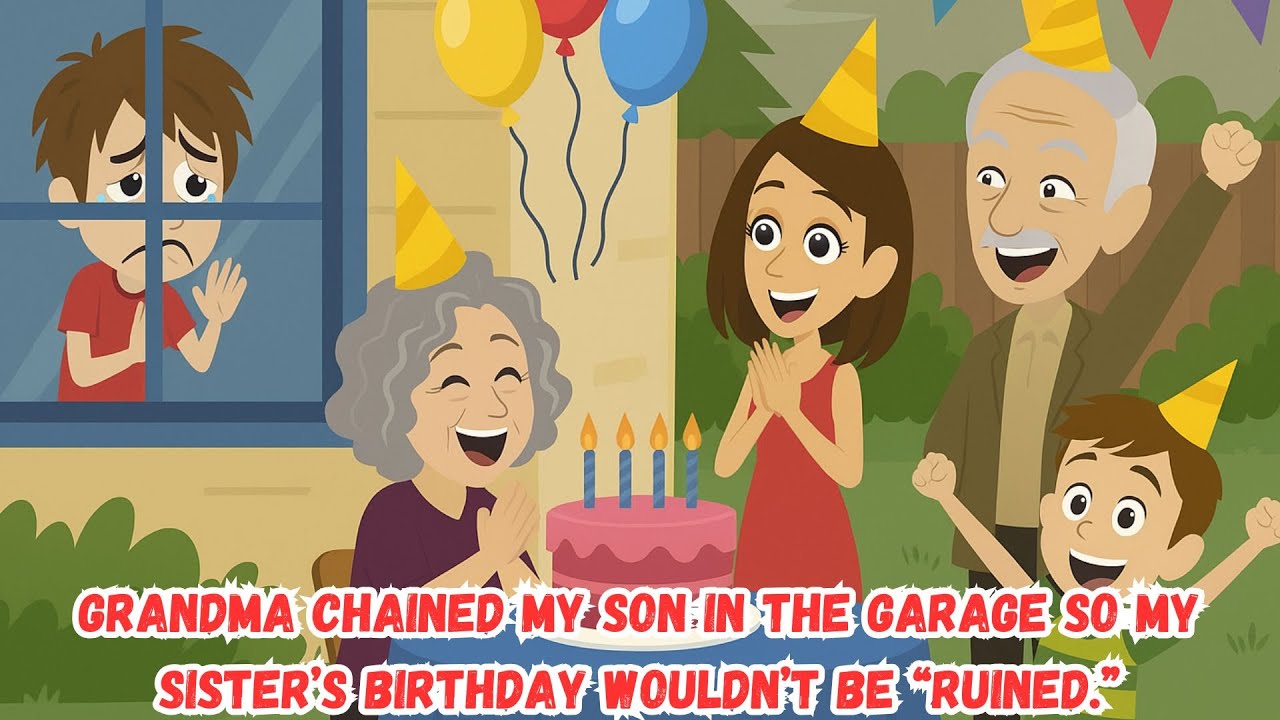 Grandma Chained My Son In The Garage So My Sister’s Birthday Wouldn’t Be “Ruined.”