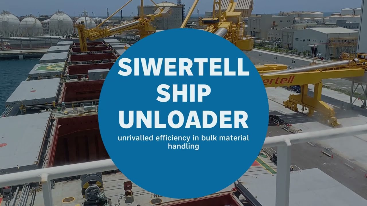 Siwertell continuously ship unloader – Your best partner in Bulk handling.