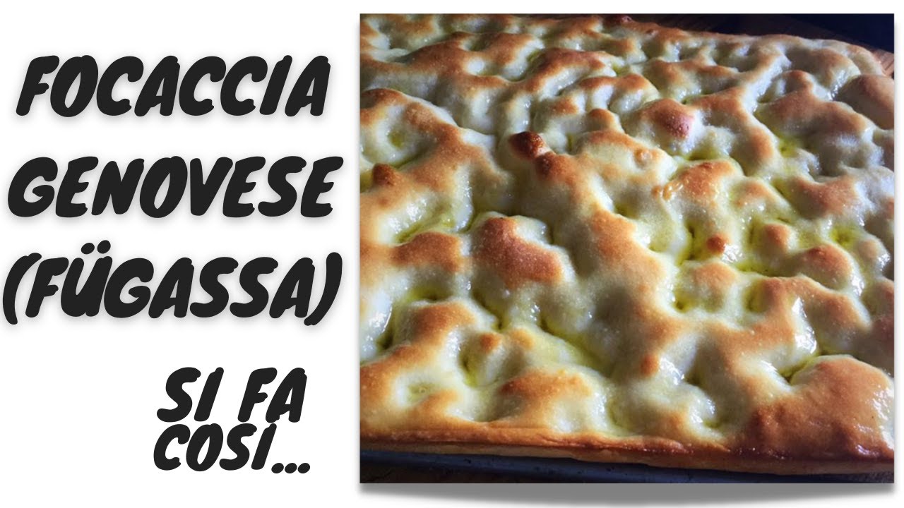 Ricetta focaccia genovese facile buona e croccante