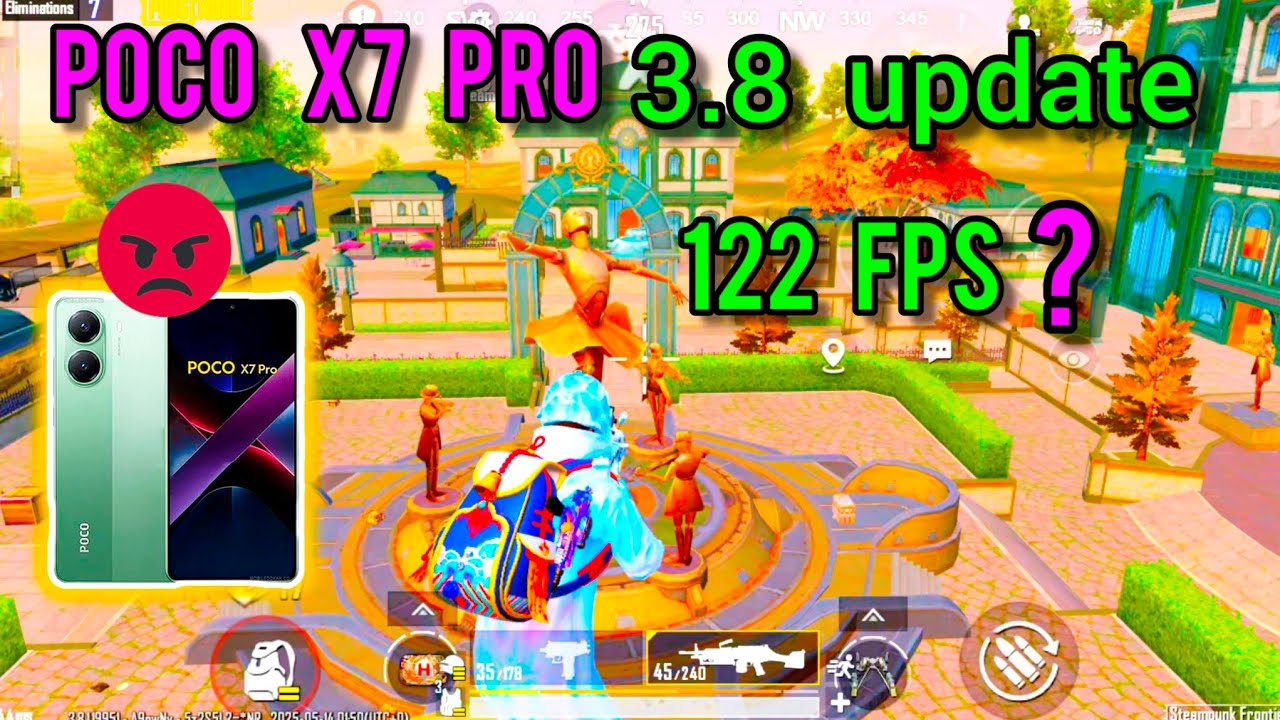 POCO X7 PRO NEW UPDATE 3.8 TEST 90 FPS FULL GRAPHICS 🤯🔥 SENSİVİTY AND CONTROL