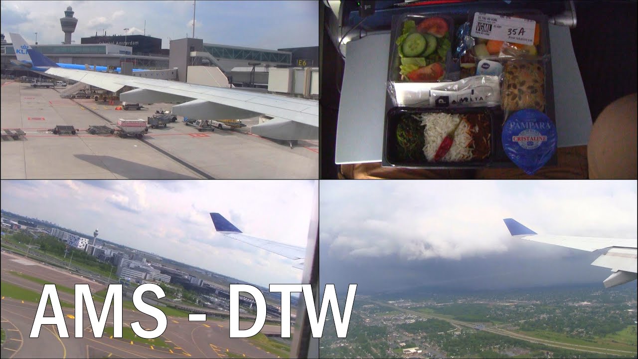 Full Flight & Trip Report - Amsterdam to Detroit - Delta 137 (A330)