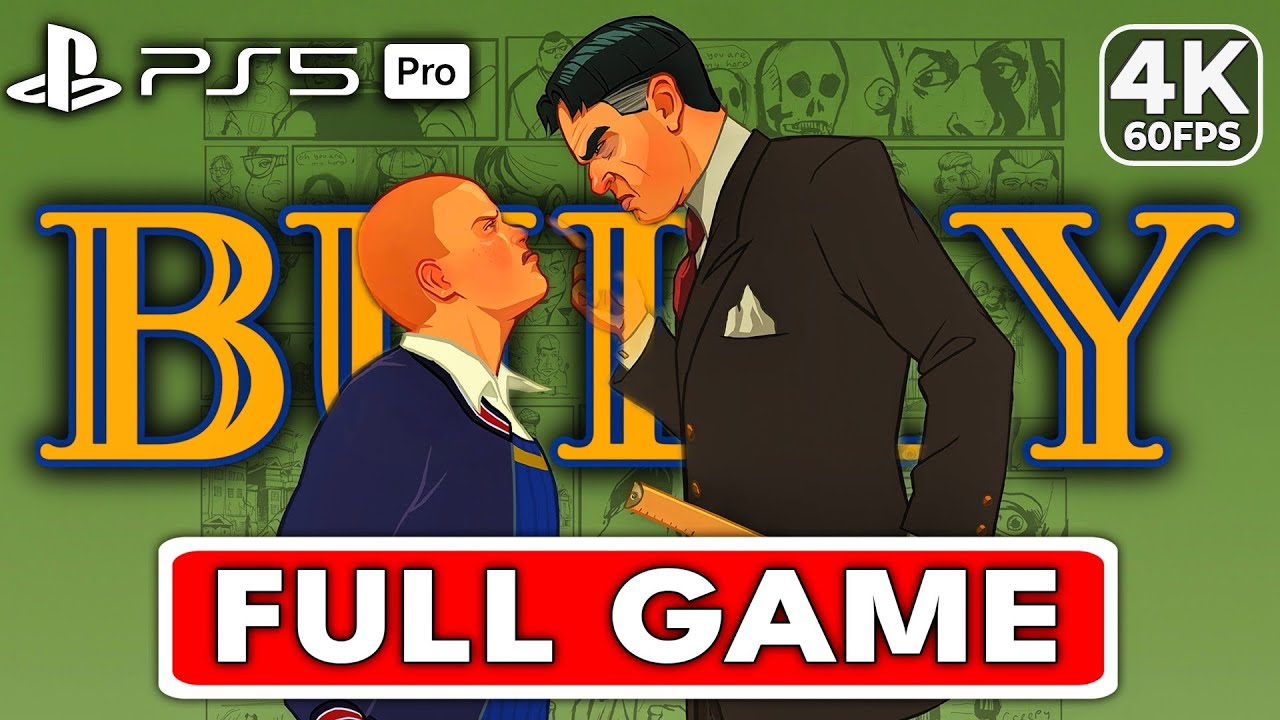 BULLY Gameplay Walkthrough FULL GAME [4K 60FPS PS5 PRO] - No Commentary