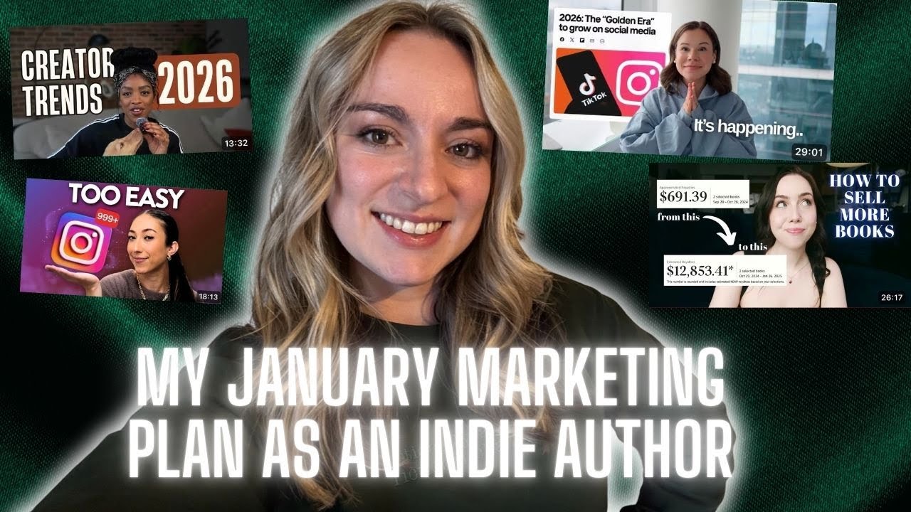 Plan My Book Marketing With Me | January